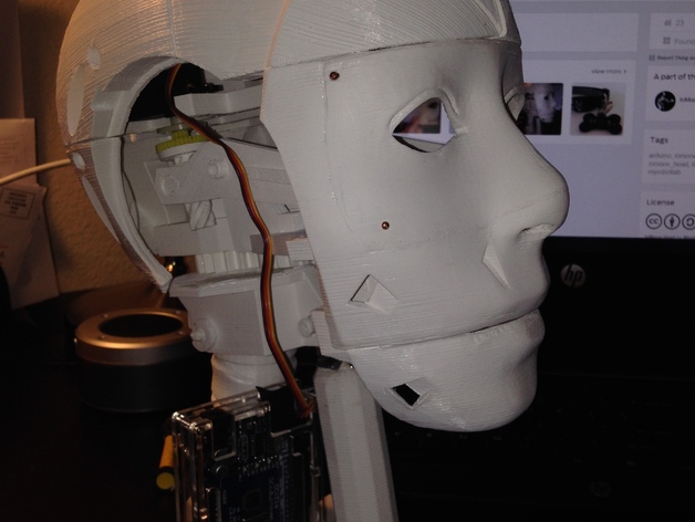 InMoov Head by Mindylee – Thingiverse